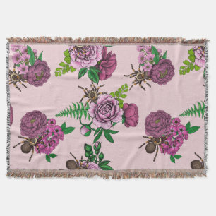 Cobertor Buquês e tarântula