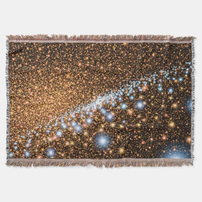 Cobertor Buraco Negro de Andrômeda Estrelas Azuis - Conceit (Frente)