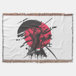 Cobertor Bushido Spirit: Samurai Warrior Aesthetic
