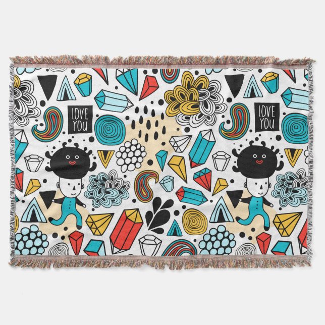 Cobertor Cabeça louca (Frente)