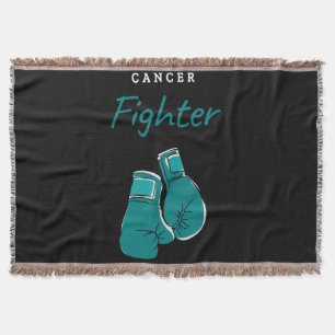 Cobertor caça-cancer, teal