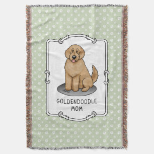 Cobertor Cachorro Mãe Doodle Mãe (ouro vermelha) Cachorro M