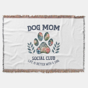 Cobertor Cachorro Mãe Paw Floral