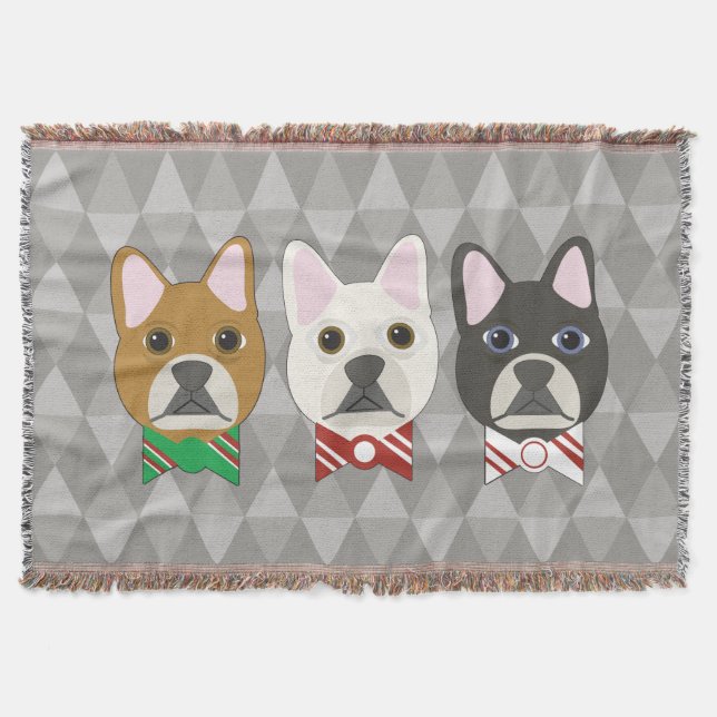 Cobertor Cachorros de Férias Cinza Diamante (Frente)