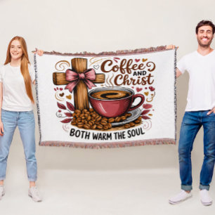 Cobertor Café E Cristo Quente A Alma