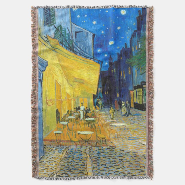 Cobertor Café Terrace Van Gogh (Frente Vertical)