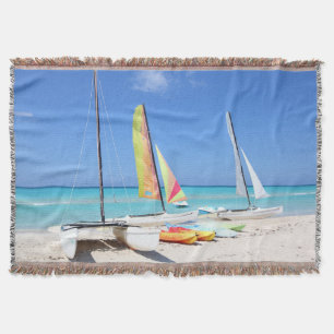 Cobertor Caiaque, catamarãs e praia cubana de Kayaks