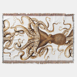 Cobertor Calamar gigante do mar acolhedor