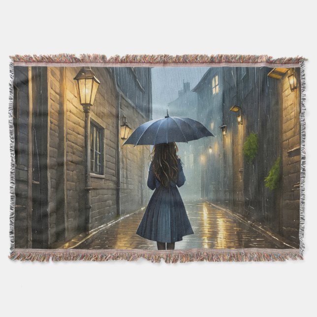 Cobertor Caminhando na chuva (Frente)