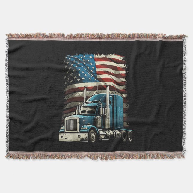 Cobertor Caminhante Bandeira Americana Para A Unidade De Ca (Frente)