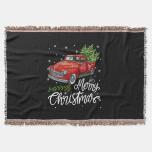 Cobertor Camisa de Família de Pijama de Natal com Caminhão
