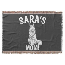 Camisa de Mãe de Gato, Personalizar, Maine Coon, C
