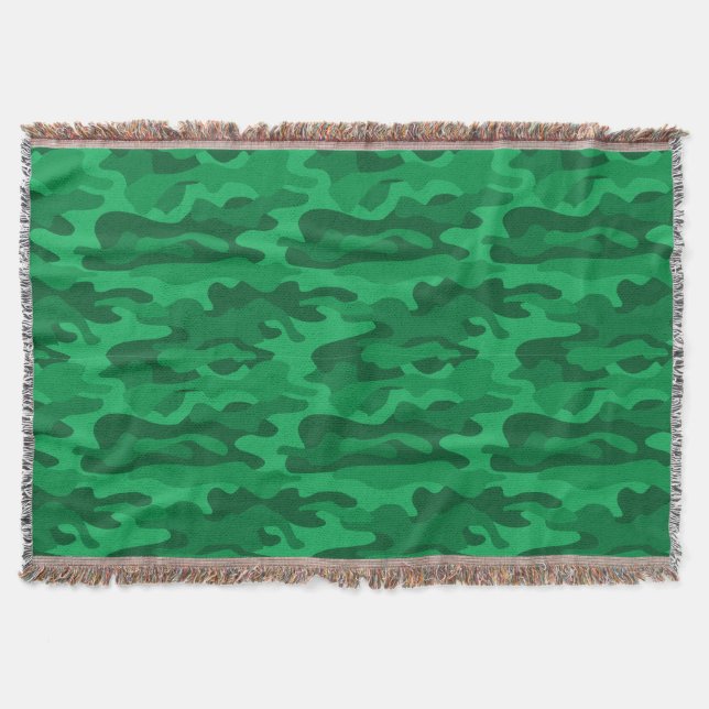 Cobertor Camo verde-branco espanhol (Frente)