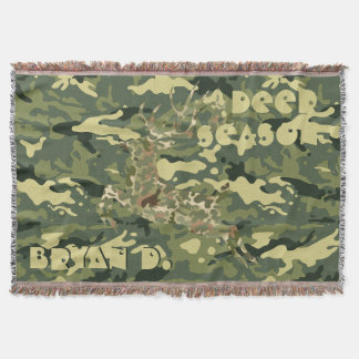 Cobertor Camouflage Blanket personalizado "DEER Season"