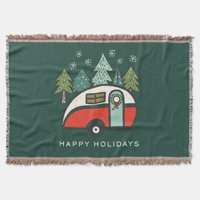 Cobertor Campanha sobre Férias Felizes (Frente)