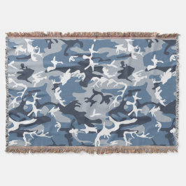 Cobertor Camuflagem Azul da Neve de inverno, Militar, Exérc