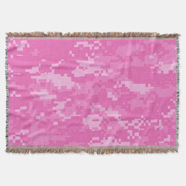 Cobertor Camuflagem de Camuflagem ACU-ARMY rosa lança cober (Frente)