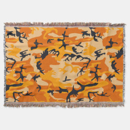 Cobertor Camuflagem Laranja, Militar, Exército