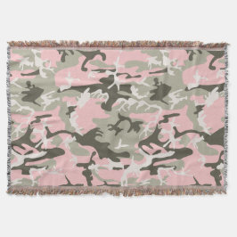 Cobertor Camuflagem rosa e verde, Militares, Exército