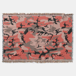 Cobertor Camuflagem Vermelha e Marrom, Militar, Exército