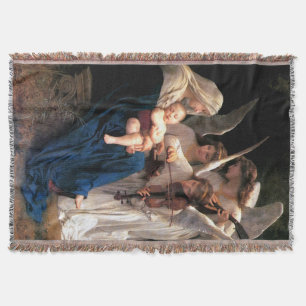 Cobertor Canção de Angels Virgin Mary & Child Jesus Blanket