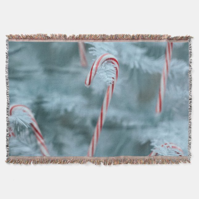 Cobertor Candy Cane na Árvore (Frente)