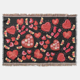 COBERTOR CANDY, CORAÇÕES, NAMORADOS