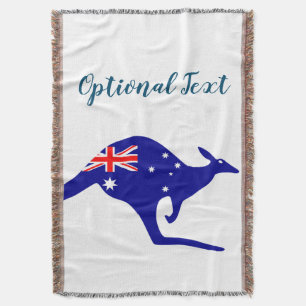 Cobertor Canguru e Bandeira da Austrália