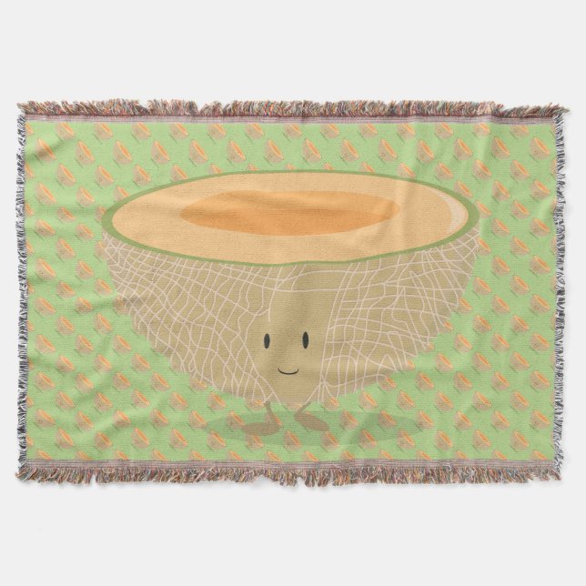 Cobertor Cantaloupe de sorriso (Frente)