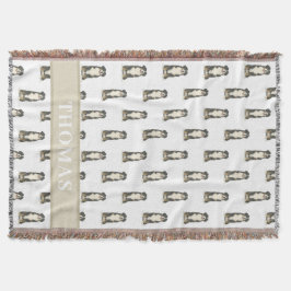 Cobertor Cão Bernês de Montanha Personalizado 