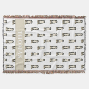 Cobertor Cão de Montanha Bernês Personalizado