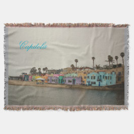 Cobertor Capitola pintou vila com Capitola na