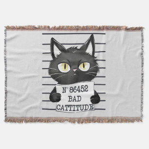 Cobertor Captura Má - Captura de Gato Negro
