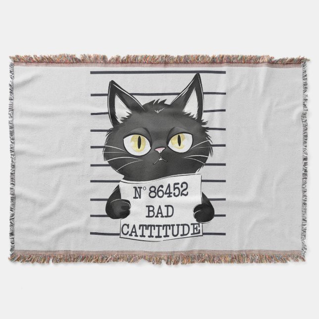 Cobertor Captura Má - Captura de Gato Negro (Frente)