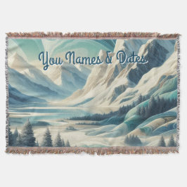 Cobertor Capturar a cena de inverno da arte e cristais de n