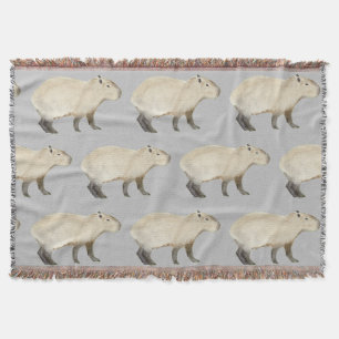 Cobertor Capybara Throw Blanket