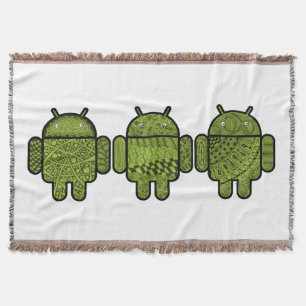 Cobertor Caráter de porta para o robô Android™