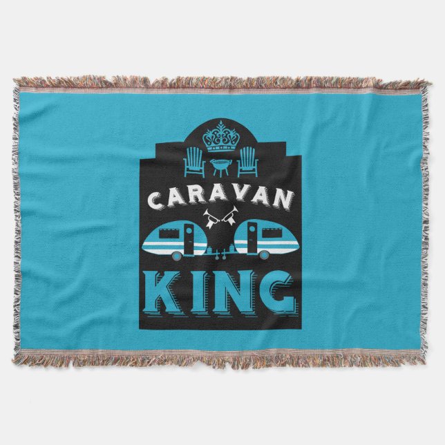 Cobertor Caravan King Presente Para Campers (Frente)