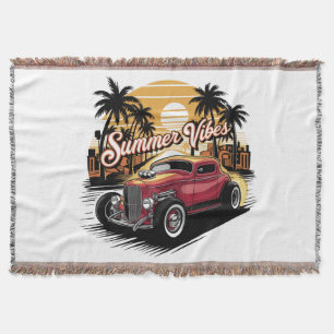 Cobertor Carro Clássico Vibrações de Verão