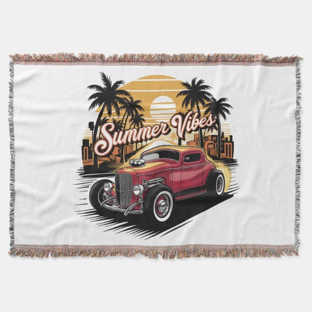 Cobertor Carro Clássico Vibrações de Verão (Frente)