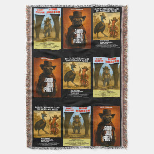 Cobertor Cartaz de Filme Western Paródia