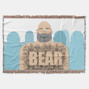 Cobertor Cartoon de ursinho peludo de SlipperyJoe