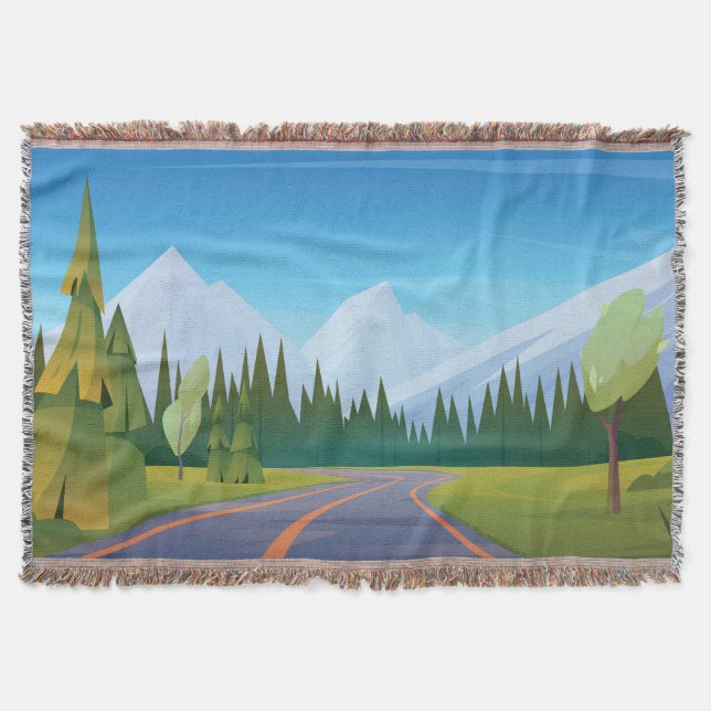 Cobertor Cartoon Mountain (Frente)