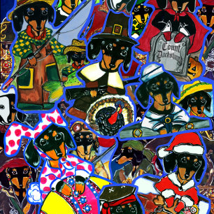 Cobertor Cartoons de Dachshund