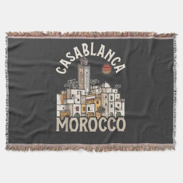 Cobertor casablanca marrocos  (Frente)