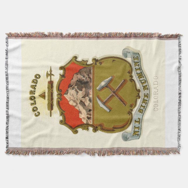 Cobertor Casaco de armas do estado do Colorado (Frente)