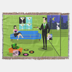 Cobertor Casal de desenho urbano