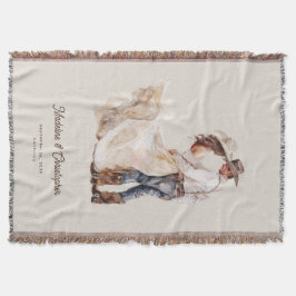 Cobertor Casamento Rústico Western Ranch