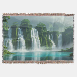 Cobertor Cascata majestosa em várias camadas