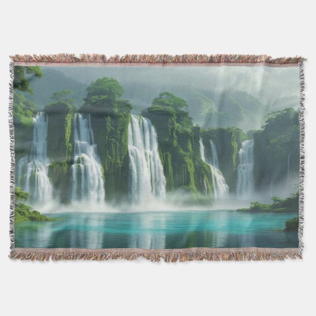 Cobertor Cascata majestosa em várias camadas (Frente)